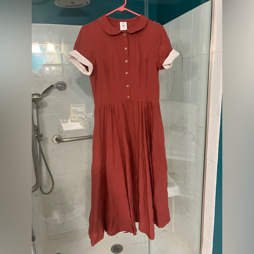 SOLD—-Son de flor Rose short sleeve classic size small
